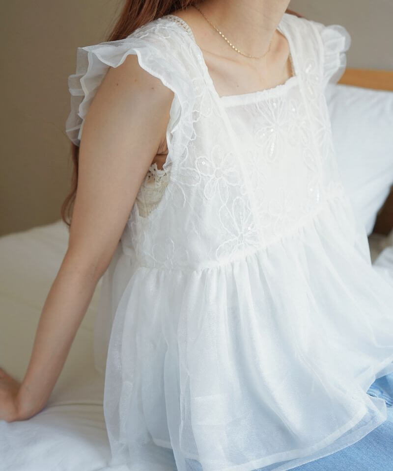 Flowerさま専用 popping flower top～ﾎﾟｯﾋﾟﾝｸﾞﾌﾗﾜｰﾄｯﾌﾟ | flower／フラワー公式通販