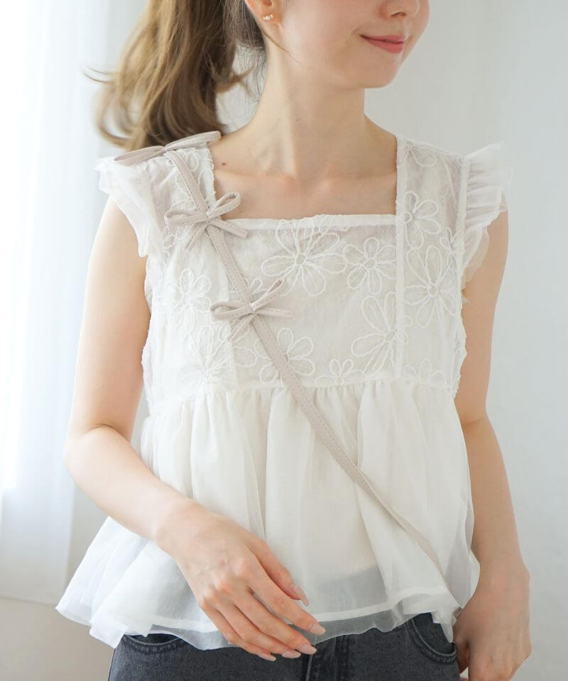 Flowerさま専用 popping flower top～ﾎﾟｯﾋﾟﾝｸﾞﾌﾗﾜｰﾄｯﾌﾟ | flower／フラワー公式通販
