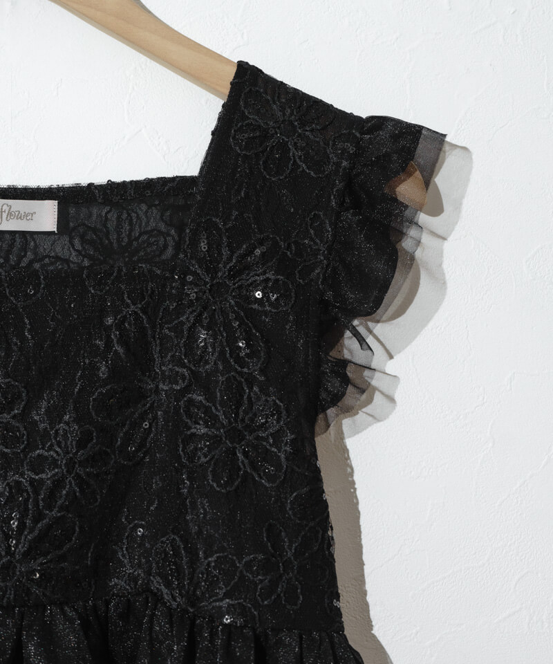 spangle flower top～ｽﾊﾟﾝｸﾞﾙﾌﾗﾜｰﾄｯﾌﾟ | flower／フラワー公式通販