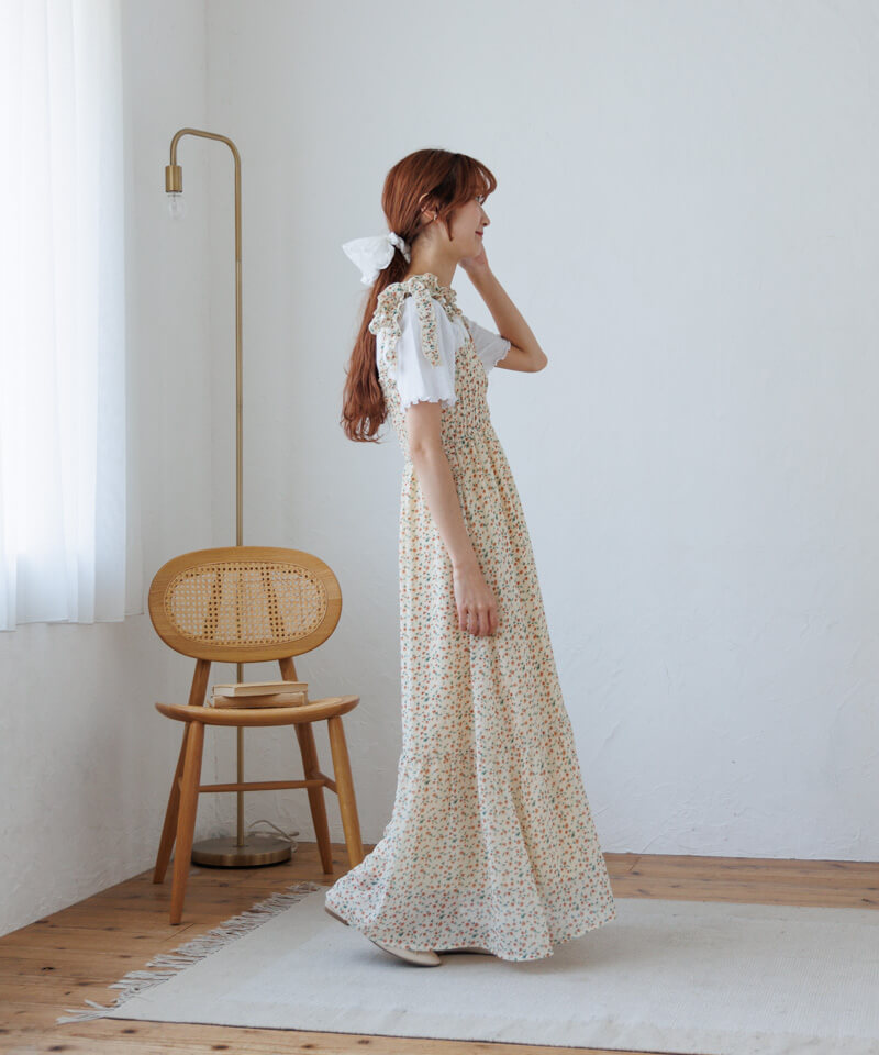 20%OFF】floral cami onepiece～ﾌﾛｰﾗﾙｷｬﾐﾜﾝﾋﾟｰｽ | flower／フラワー