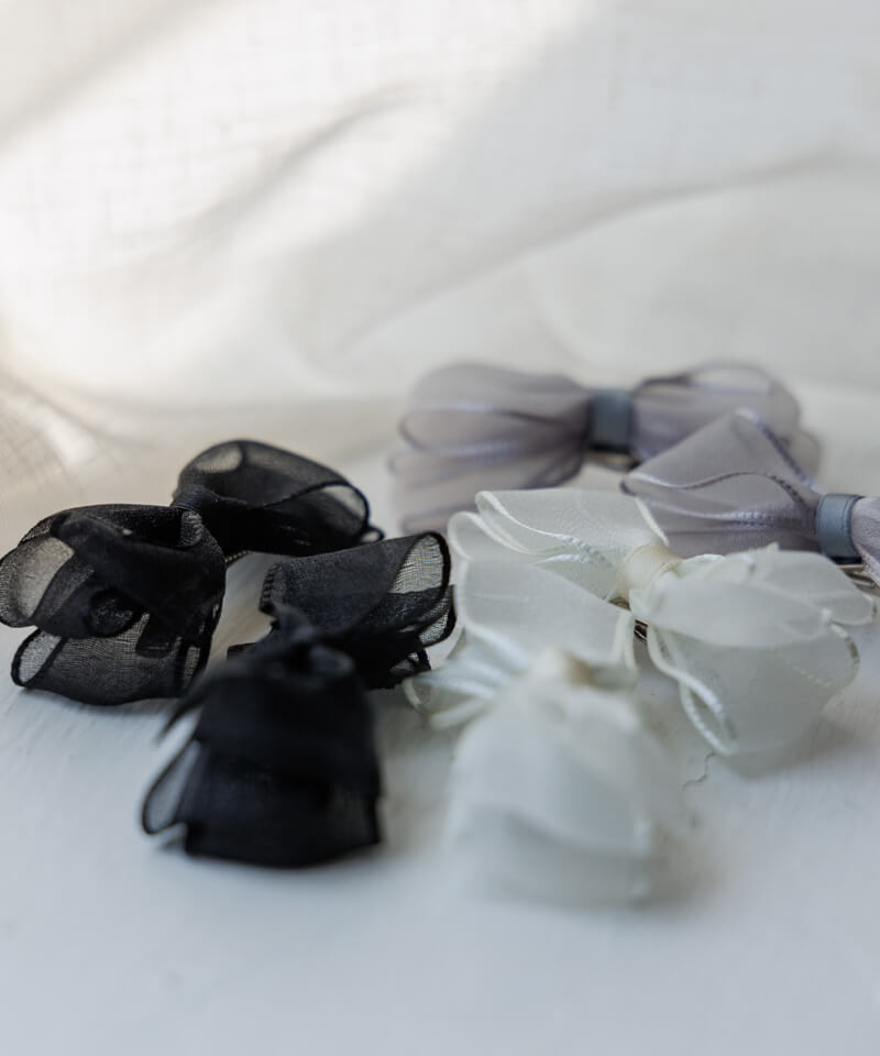 ribbon papillon pin～ﾘﾎﾞﾝﾊﾟﾋﾟﾖﾝﾋﾟﾝ(2pc) | flower／フラワー公式通販