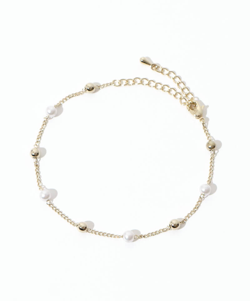 ball pearl bracelet～ﾎﾞｰﾙﾊﾟｰﾙﾌﾞﾚｽﾚｯﾄ | flower／フラワー公式通販