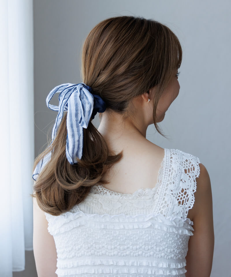 stripe ribbon gomme～ｽﾄﾗｲﾌﾟﾘﾎﾞﾝｺﾞﾑ | flower／フラワー公式通販