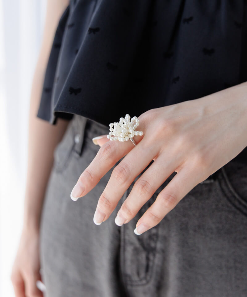 drop flower ring～ﾄﾞﾛｯﾌﾟﾌﾗﾜｰﾘﾝｸﾞ | flower／フラワー公式通販