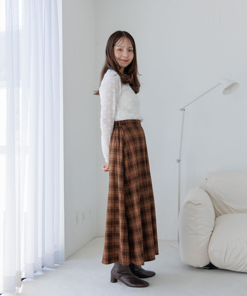 40%OFF】classic check skirt～ｸﾗｼｯｸﾁｪｯｸｽｶｰﾄ | flower／フラワー公式通販