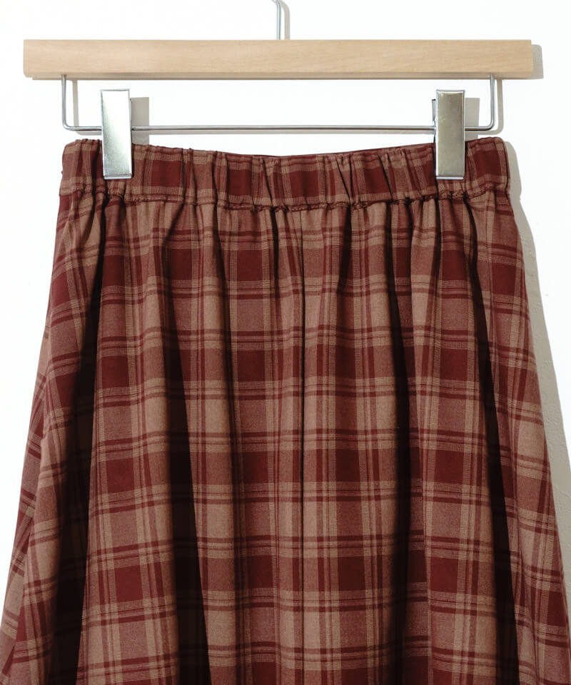 処分価格♡新品♡フラワー×チェックスカート ブラウン classic check skirt～ｸﾗｼｯｸﾁｪｯｸｽｶｰﾄ | flower／フラワー公式通販
