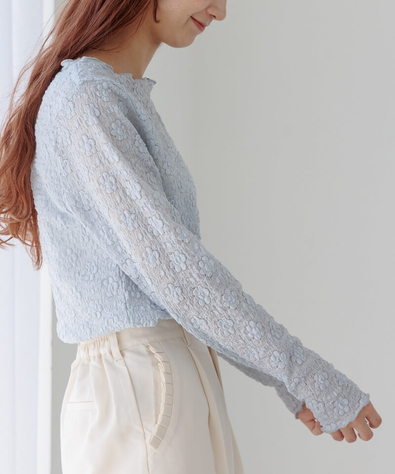 Flowerさま専用 spangle flower top～ｽﾊﾟﾝｸﾞﾙﾌﾗﾜｰﾄｯﾌﾟ | flower／フラワー公式通販
