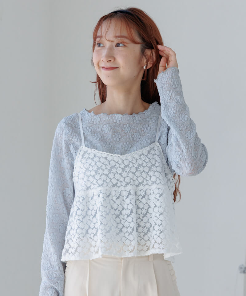 Flowerさま専用 popping flower top～ﾎﾟｯﾋﾟﾝｸﾞﾌﾗﾜｰﾄｯﾌﾟ | flower／フラワー公式通販