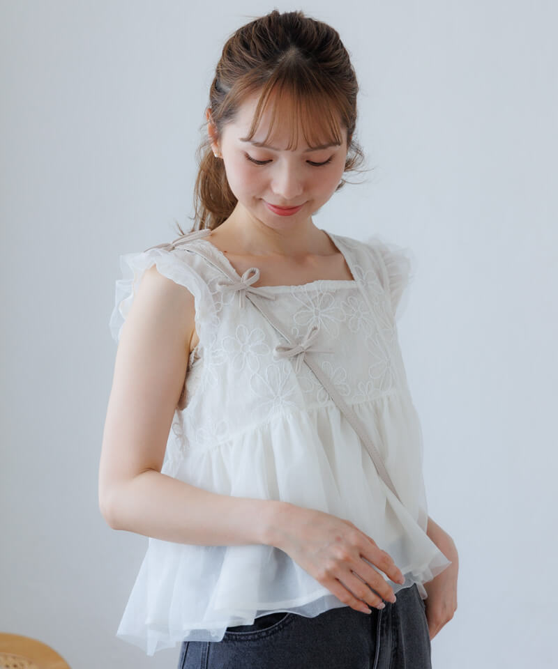 pleather ribbon strap～ﾌﾟﾚｻﾞｰﾘﾎﾞﾝｽﾄﾗｯﾌﾟ | flower／フラワー公式通販