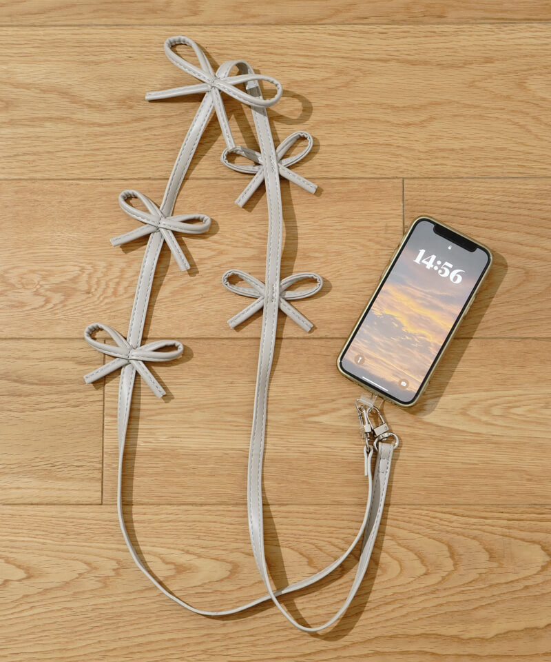 pleather ribbon strap～ﾌﾟﾚｻﾞｰﾘﾎﾞﾝｽﾄﾗｯﾌﾟ | flower／フラワー公式通販