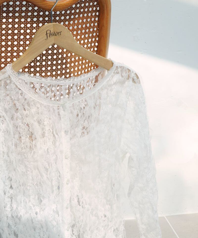 floral lace top～ﾌﾛｰﾗﾙﾚｰｽﾄｯﾌﾟ | flower／フラワー公式通販