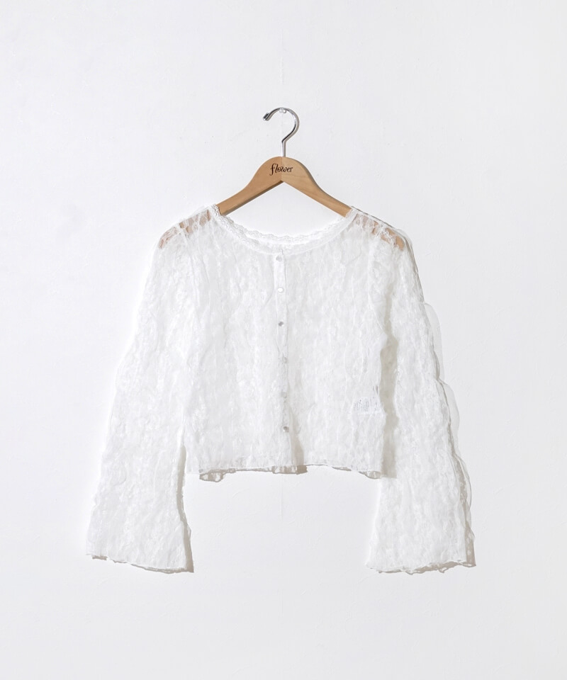 floral lace top～ﾌﾛｰﾗﾙﾚｰｽﾄｯﾌﾟ | flower／フラワー公式通販