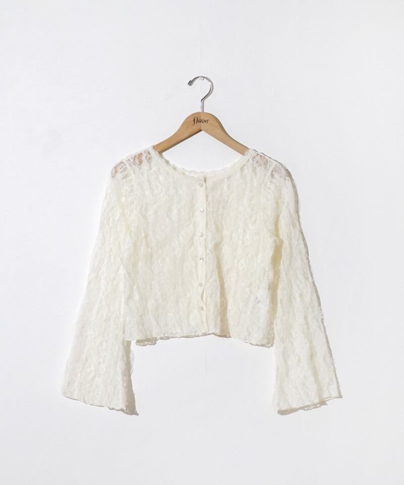 30%OFF】floral lace top～ﾌﾛｰﾗﾙﾚｰｽﾄｯﾌﾟ | flower／フラワー公式通販