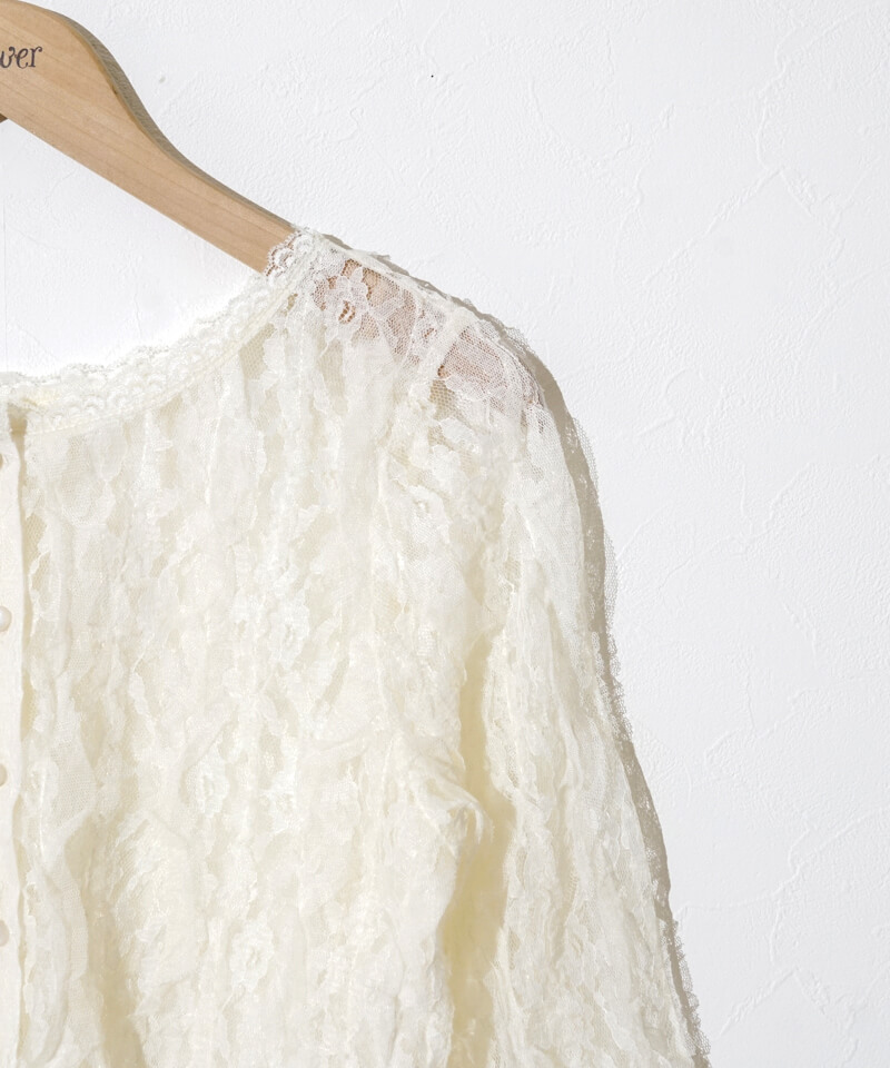 floral lace top～ﾌﾛｰﾗﾙﾚｰｽﾄｯﾌﾟ | flower／フラワー公式通販