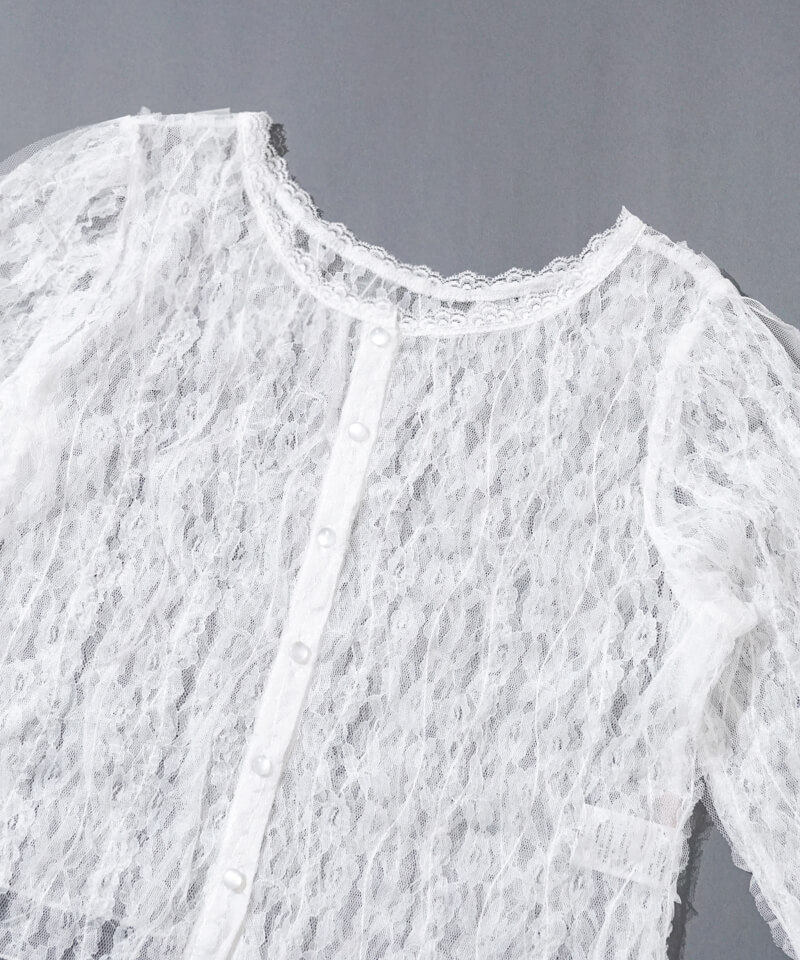 30%OFF】floral lace top～ﾌﾛｰﾗﾙﾚｰｽﾄｯﾌﾟ | flower／フラワー公式通販