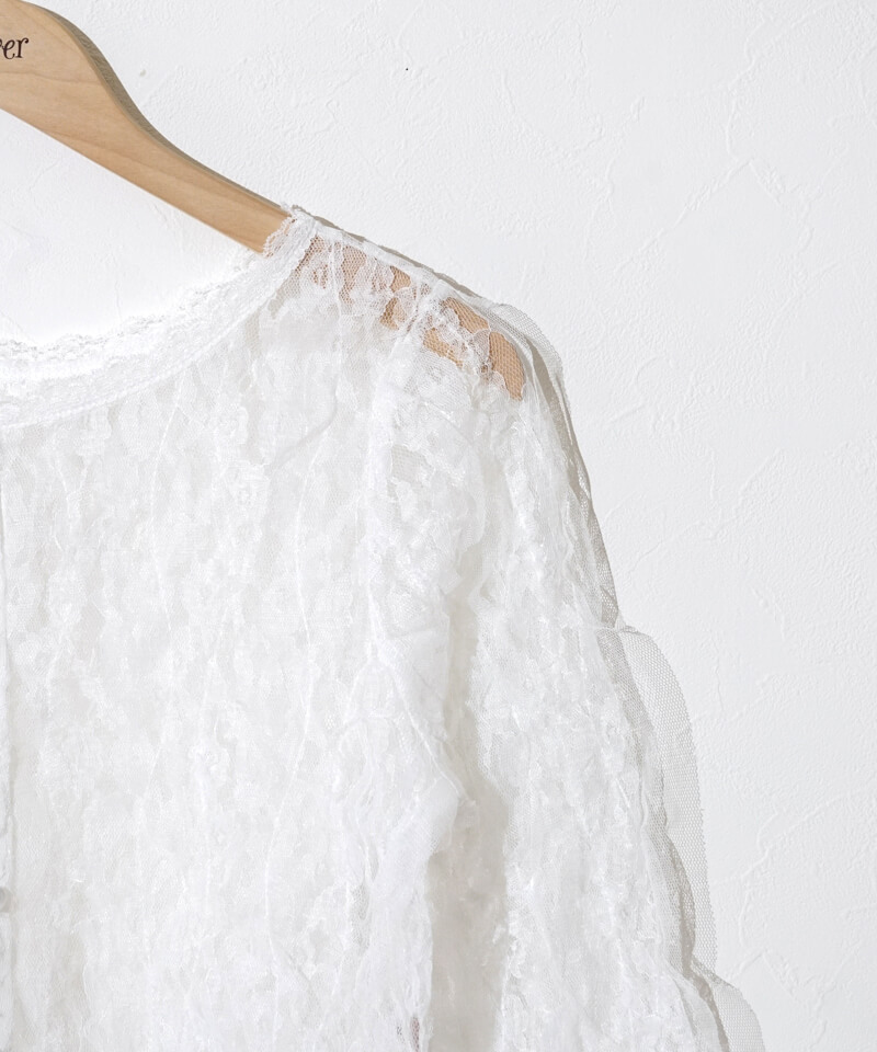 30%OFF】floral lace top～ﾌﾛｰﾗﾙﾚｰｽﾄｯﾌﾟ | flower／フラワー公式通販