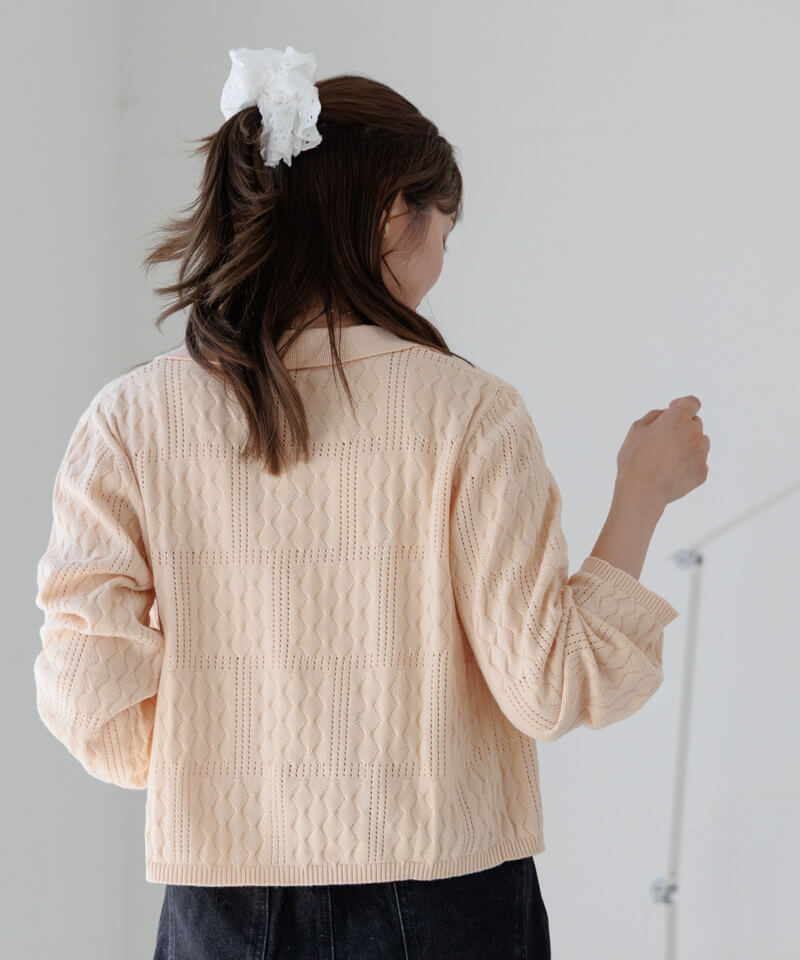 pomponページ LOWRYS FARM（ローリーズファーム）の「レーシーポロニット5S