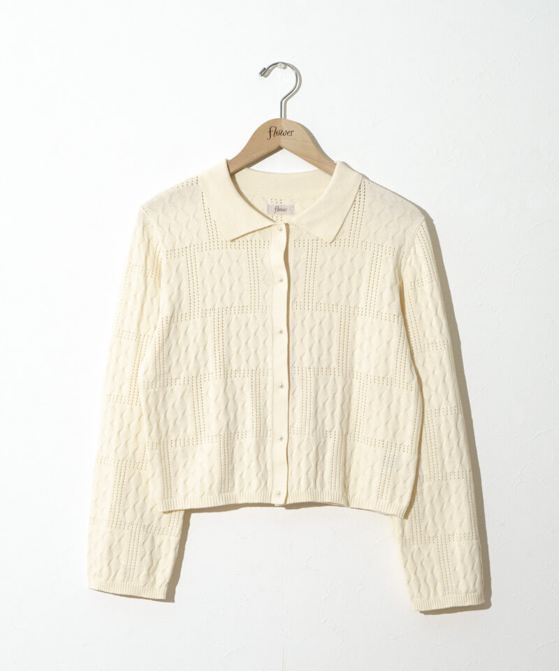 30%OFF】lacy polo top2～ﾚｰｼｰﾎﾟﾛﾄｯﾌﾟ2 | flower／フラワー公式通販