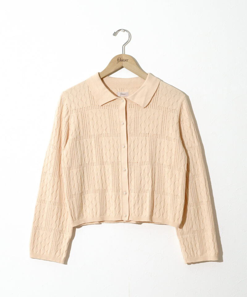 30%OFF】lacy polo top2～ﾚｰｼｰﾎﾟﾛﾄｯﾌﾟ2 | flower／フラワー公式通販