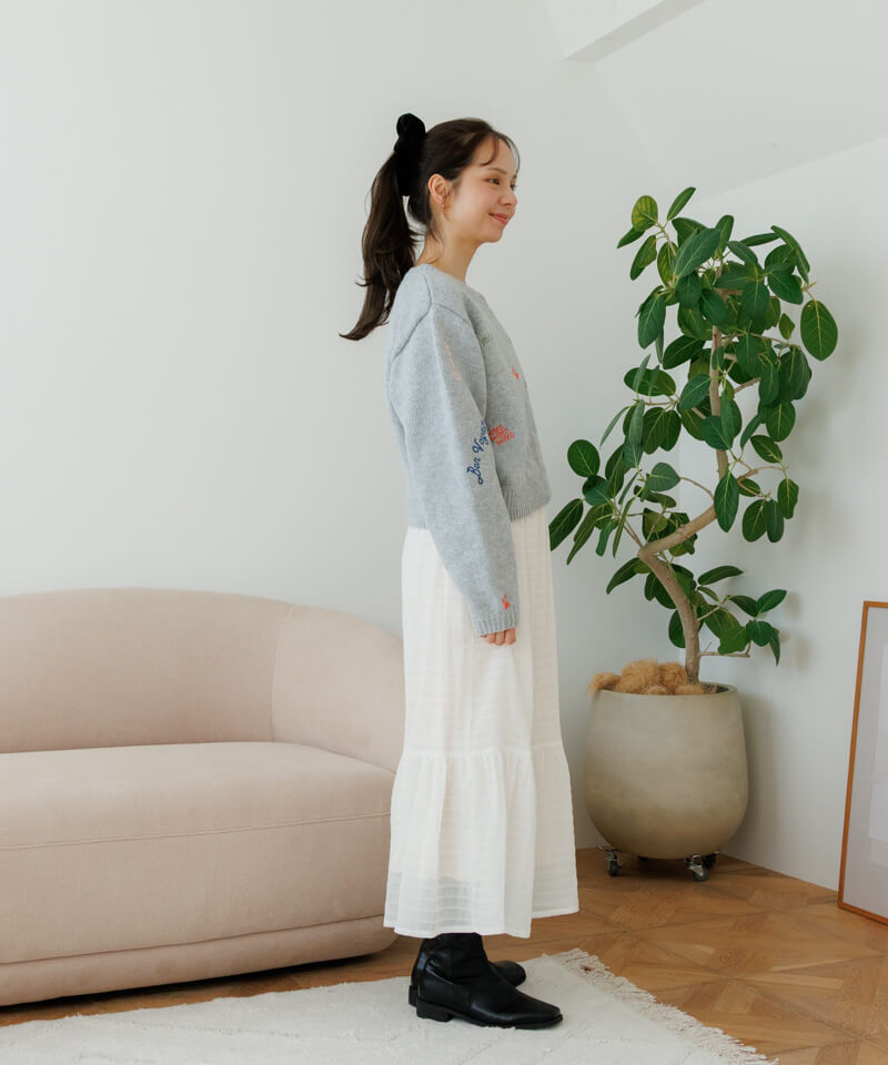 30%OFF】daily sheer skirt～ﾃﾞｲﾘｰｼｱｰｽｶｰﾄ | flower／フラワー公式通販