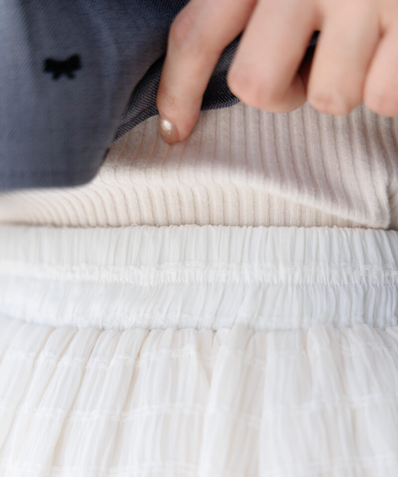 daily sheer skirt～ﾃﾞｲﾘｰｼｱｰｽｶｰﾄ | flower／フラワー公式通販