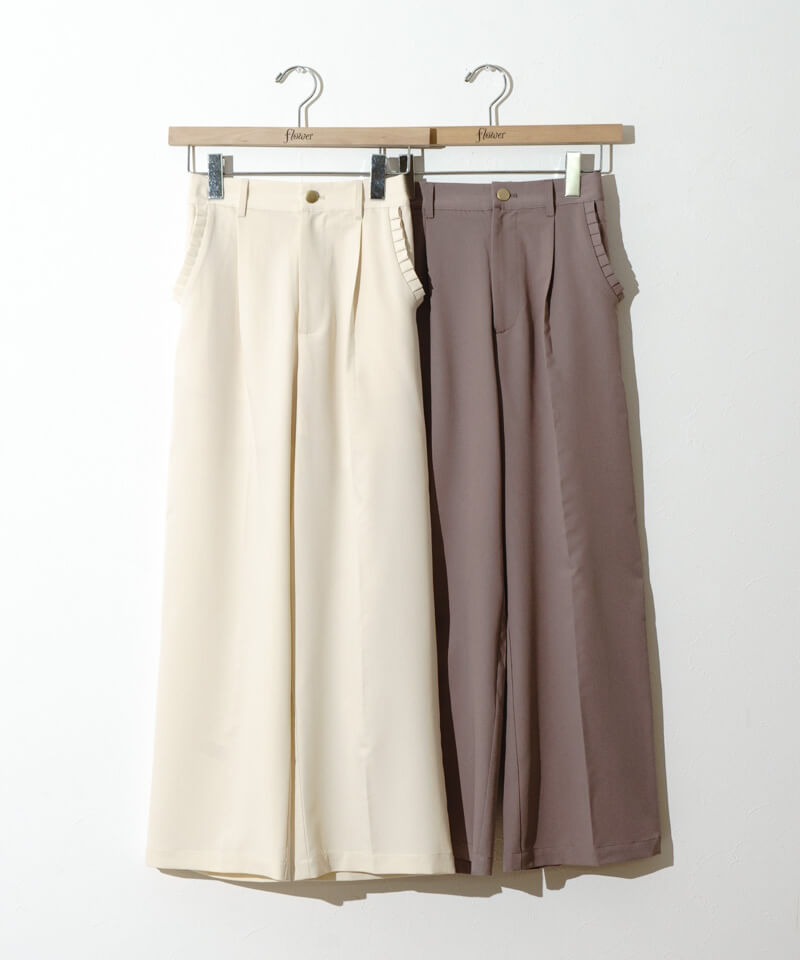 【Zimmermann】ILLUSTRATION TUCK PANT フラワー タックパンツ Zimmermann - Illustration Black Rococo Floral Tuck Pant