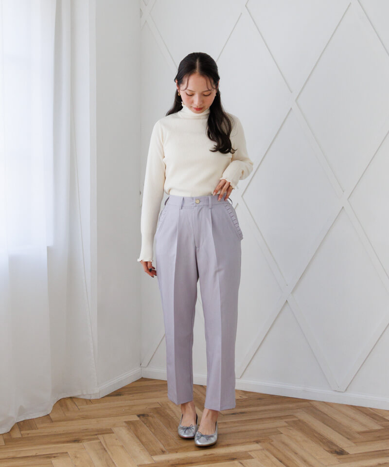 30%OFF】smoky tapered pants3～ｽﾓｰｷｰﾃｰﾊﾟｰﾄﾞﾊﾟﾝﾂ3 | flower／フラワー