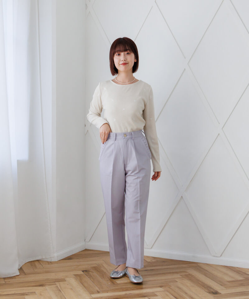 smoky tapered pants3～ｽﾓｰｷｰﾃｰﾊﾟｰﾄﾞﾊﾟﾝﾂ3 | flower／フラワー公式通販