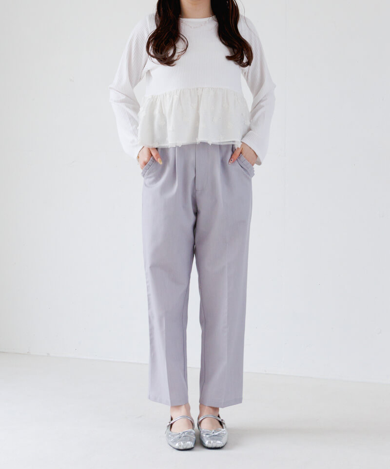 smoky tapered pants3～ｽﾓｰｷｰﾃｰﾊﾟｰﾄﾞﾊﾟﾝﾂ3 | flower／フラワー公式通販