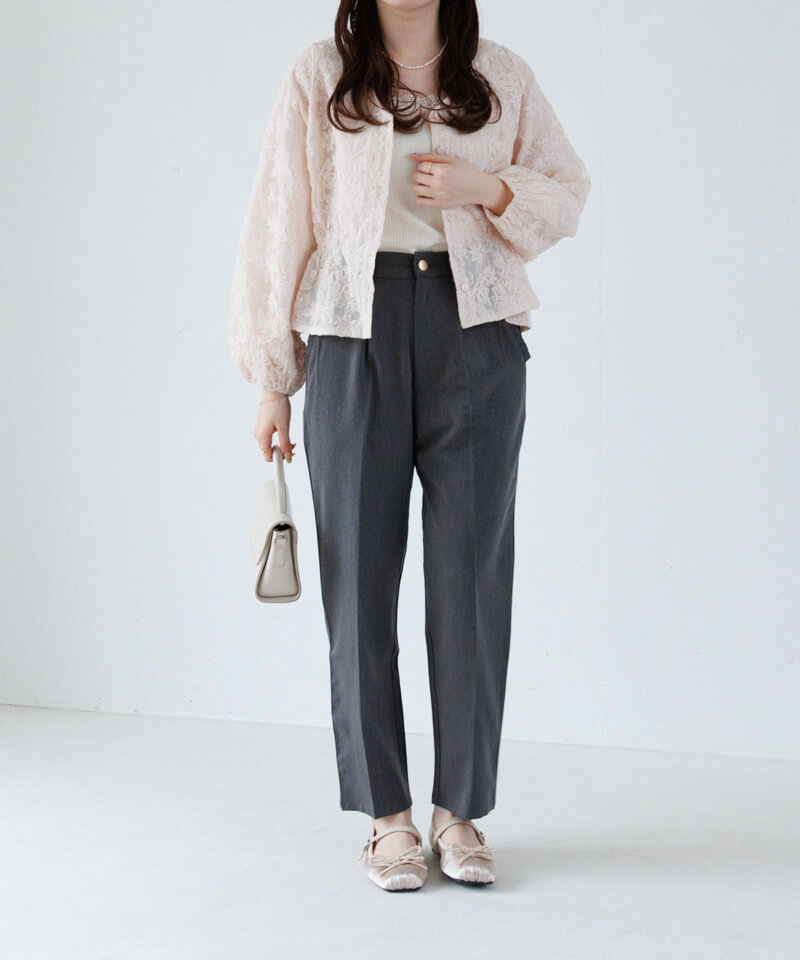smoky tapered pants3～ｽﾓｰｷｰﾃｰﾊﾟｰﾄﾞﾊﾟﾝﾂ3 | flower／フラワー公式通販