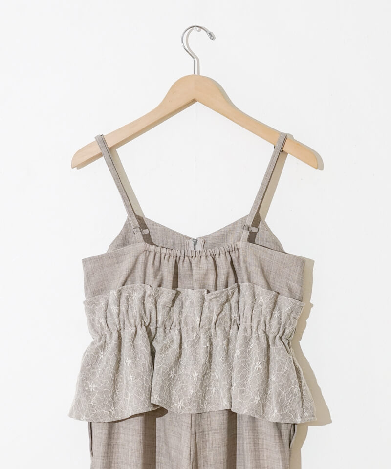 lady flare rompers～ﾚﾃﾞｨｰﾌﾚｱﾛﾝﾊﾟｰｽ | flower／フラワー公式通販
