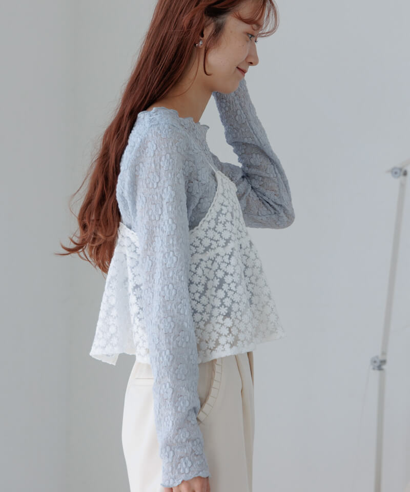 garden lace bustier～ｶﾞｰﾃﾞﾝﾚｰｽﾋﾞｽﾁｪ | flower／フラワー公式通販