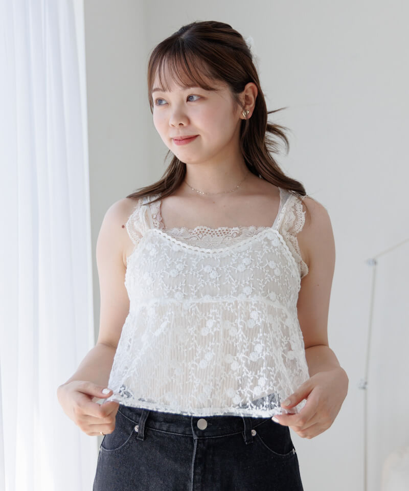 garden lace bustier～ｶﾞｰﾃﾞﾝﾚｰｽﾋﾞｽﾁｪ | flower／フラワー公式通販