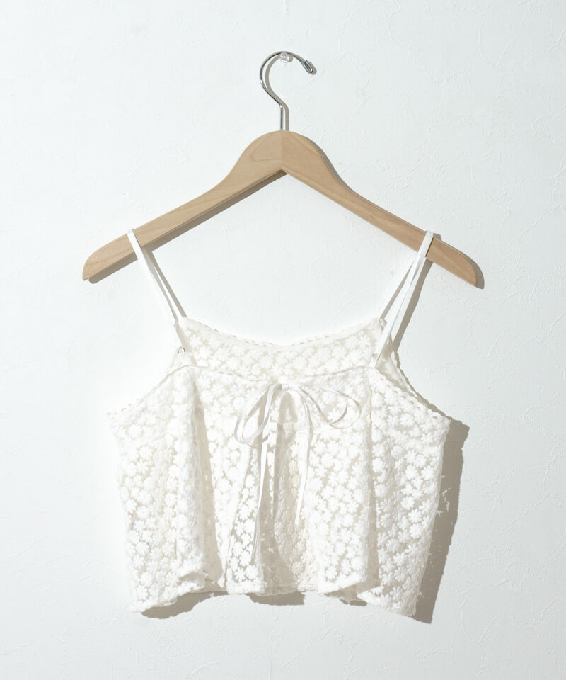 nature lace bustier　～ネイチャーレースビスチェ 10%OFF】nature lace bustier～ﾈｲﾁｬｰﾚｰｽﾋﾞｽﾁｪ | flower