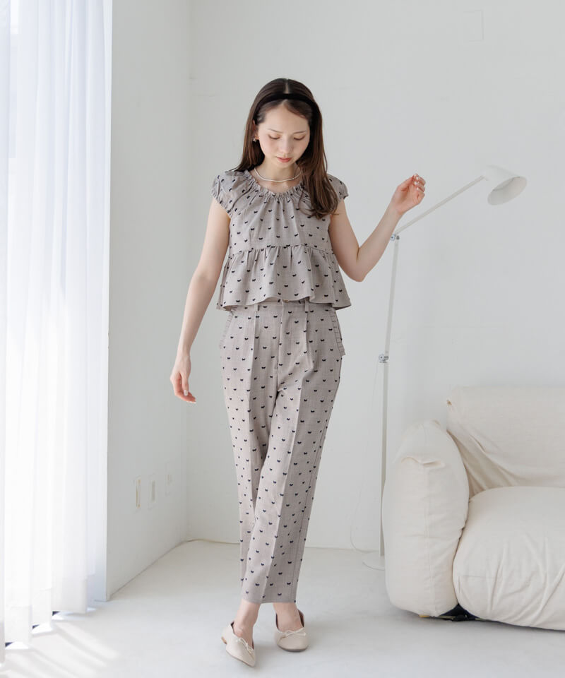 tiny ribbon pants～ﾀｲﾆｰﾘﾎﾞﾝﾊﾟﾝﾂ | flower／フラワー公式通販