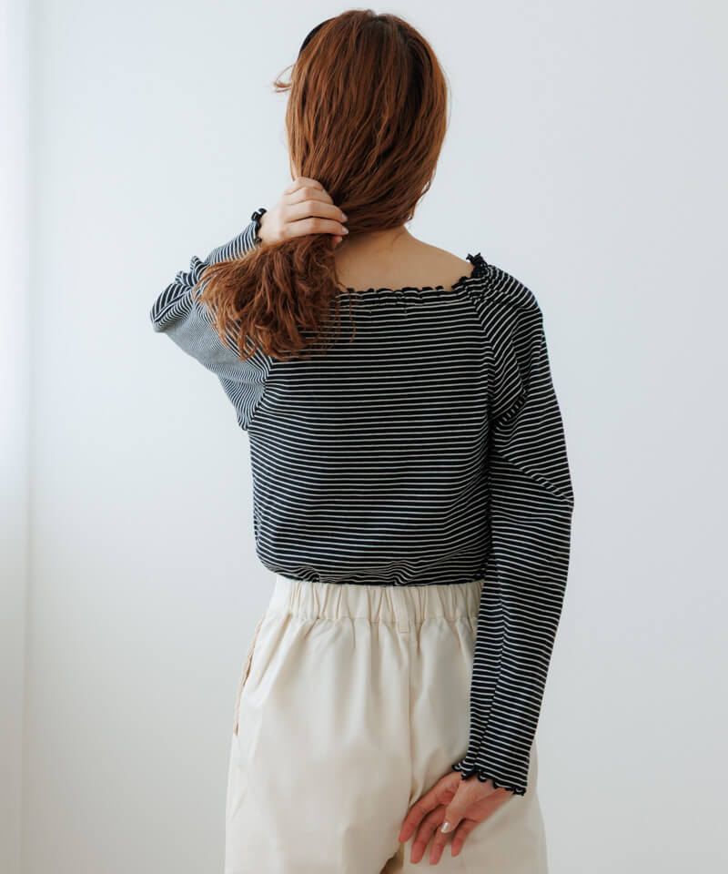 20%OFF】frill border top～ﾌﾘﾙﾎﾞｰﾀﾞｰﾄｯﾌﾟ | flower／フラワー公式通販