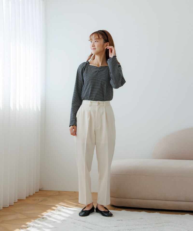 20%OFF】frill border top～ﾌﾘﾙﾎﾞｰﾀﾞｰﾄｯﾌﾟ | flower／フラワー公式通販