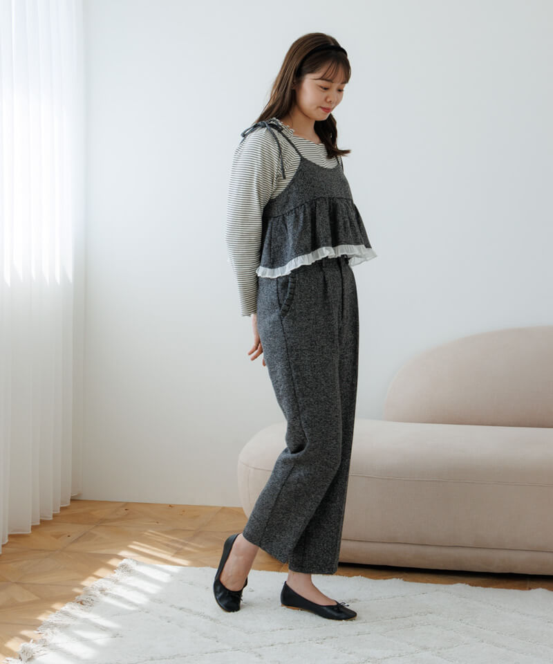 frill border top～ﾌﾘﾙﾎﾞｰﾀﾞｰﾄｯﾌﾟ | flower／フラワー公式通販