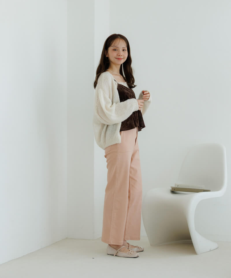 10%OFF】foggy knit cardigan～ﾌｫｷﾞｰﾆｯﾄｶｰﾃﾞｨｶﾞﾝ | flower／フラワー