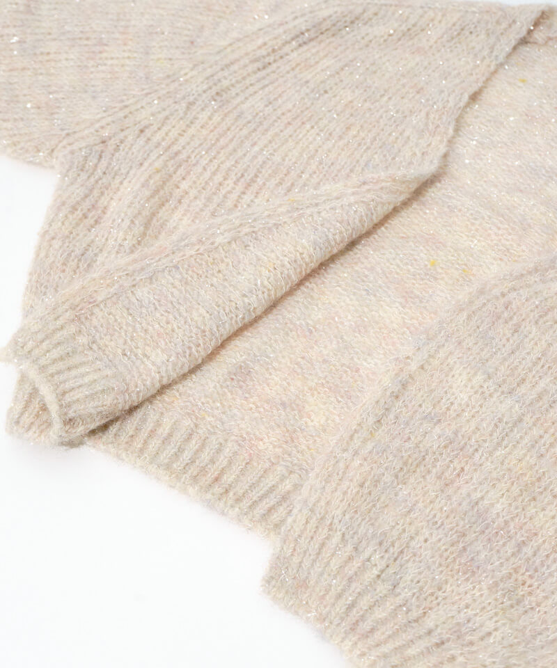 10%OFF】foggy knit cardigan～ﾌｫｷﾞｰﾆｯﾄｶｰﾃﾞｨｶﾞﾝ | flower／フラワー