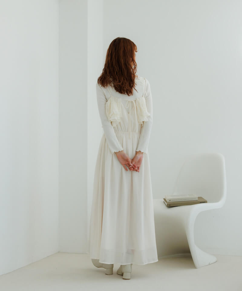 セオリーリュクス 蛯原友里コラボ タイプライターティアードワンピース