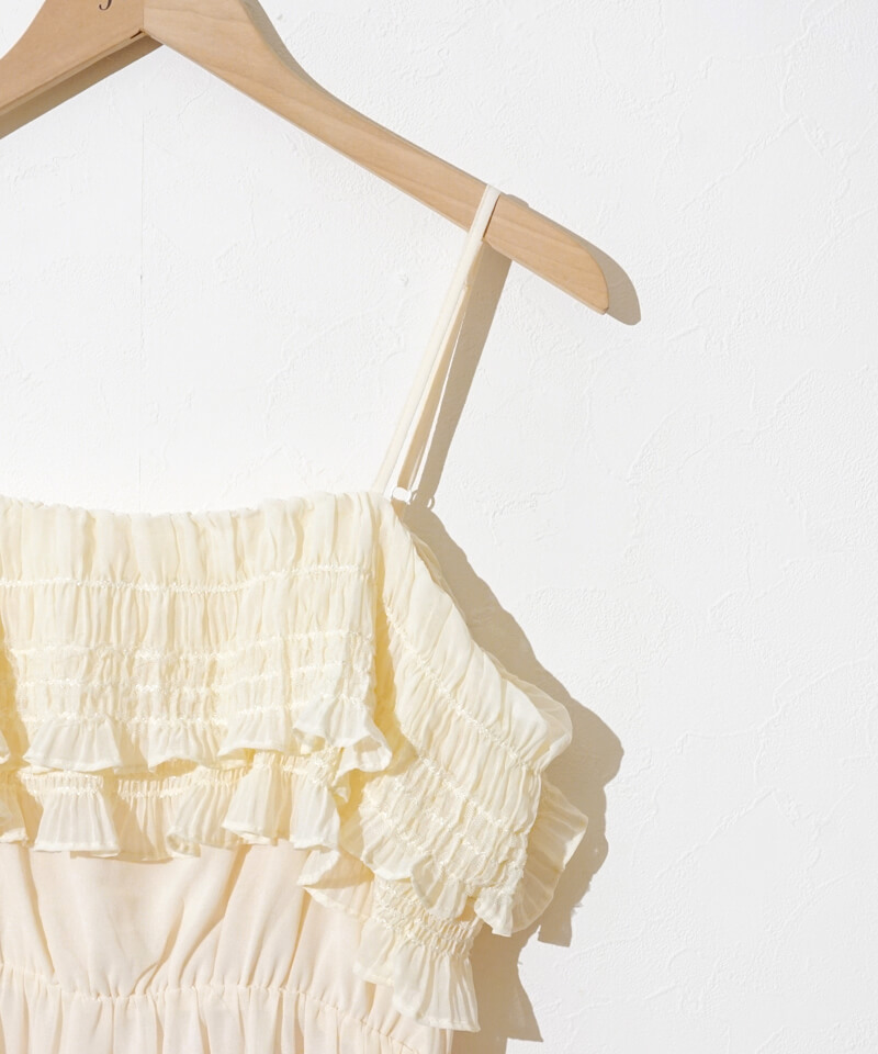 40%OFF】petal frill onepiece～ﾍﾟﾀﾙﾌﾘﾙﾜﾝﾋﾟｰｽ | flower／フラワー公式通販