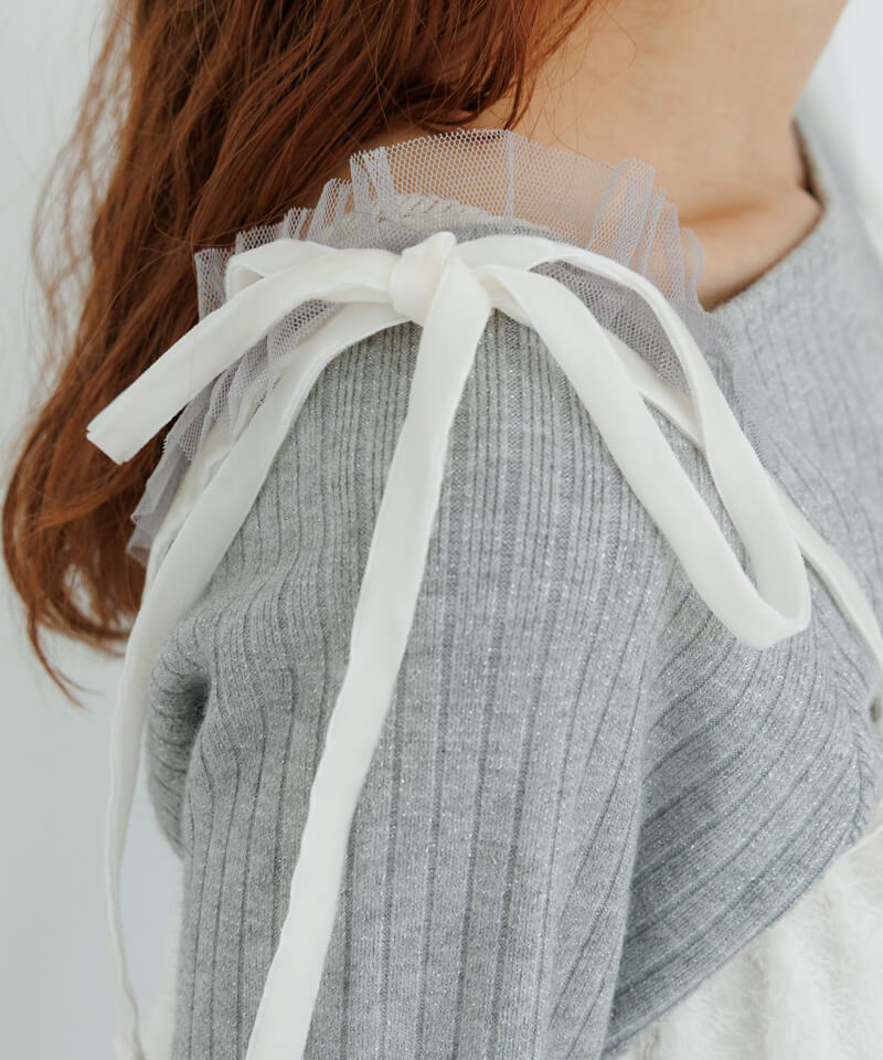 shaggy frill bustier～ｼｬｷﾞｰﾌﾘﾙﾋﾞｽﾁｪ | flower／フラワー公式通販