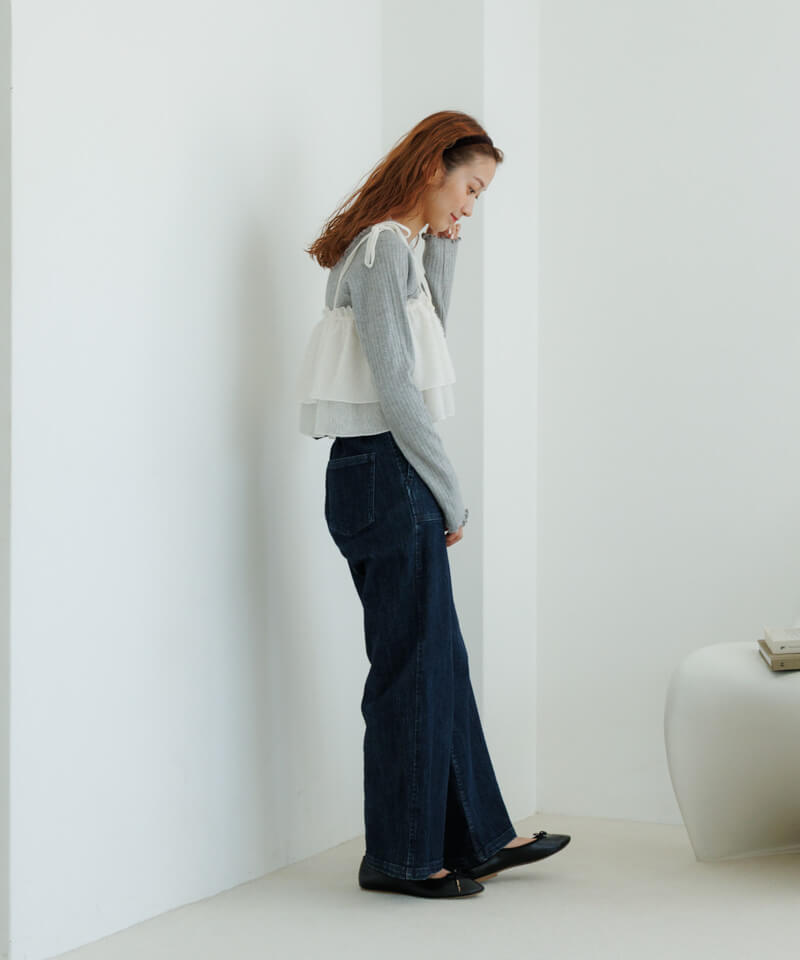 sweet tulle top～ｽｳｨｰﾄﾁｭｰﾙﾄｯﾌﾟ | flower／フラワー公式通販