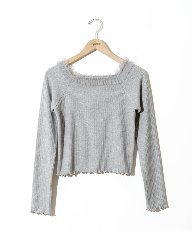 THE TOE チュールトップス Gardenia Tulle Frill Tops – THE TOÉ