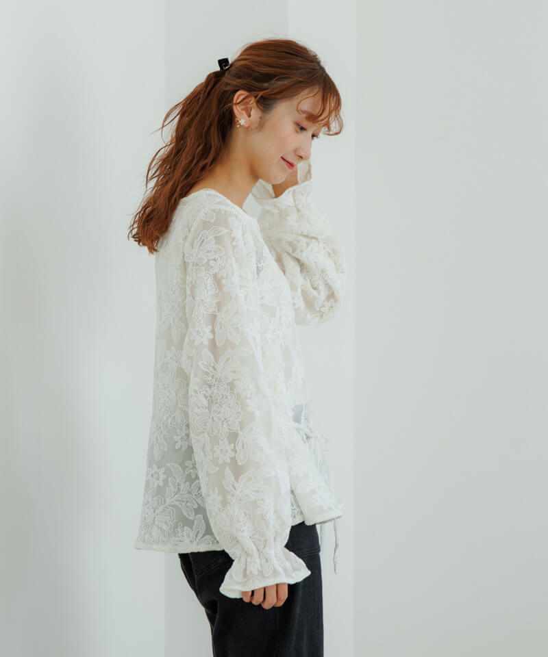 50%OFF】botanical flare top～ﾎﾞﾀﾆｶﾙﾌﾚｱﾄｯﾌﾟ | flower／フラワー公式通販