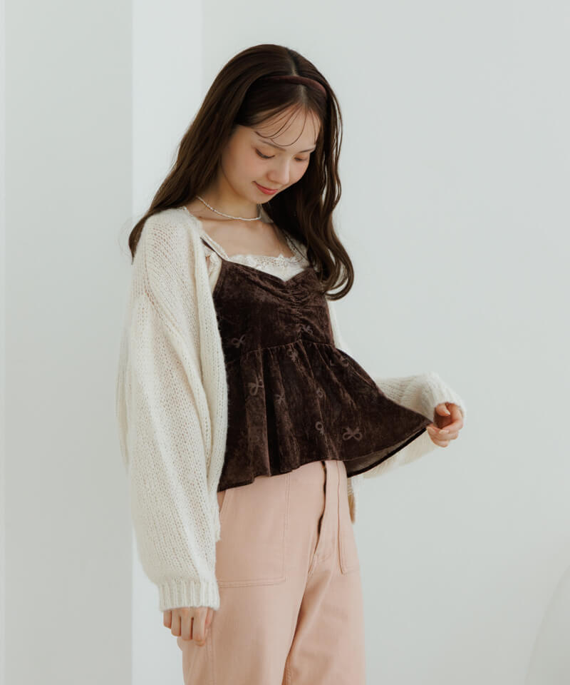 花*火様 Bibiy /BEVERLY BUSTIER リボン　ビスチェ 40%OFF】chic ribbon bustier～ｼｯｸﾘﾎﾞﾝﾋﾞｽﾁｪ | flower／フラワー公式通販