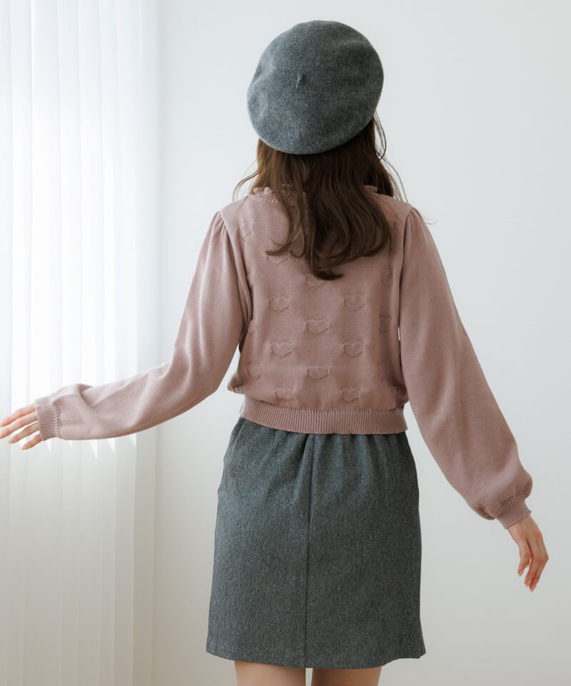 happy heart cardigan～ﾊｯﾋﾟｰﾊｰﾄｶｰﾃﾞｨｶﾞﾝ | flower／フラワー公式通販