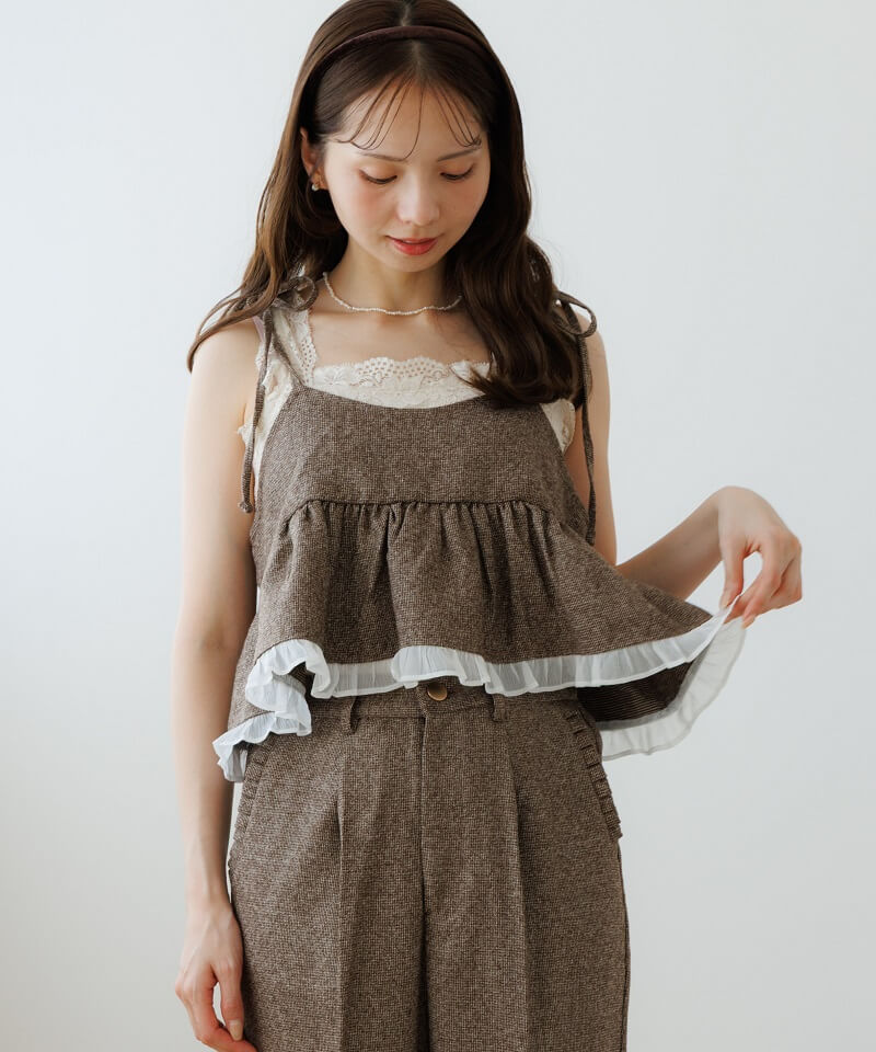 calm check bustier～ｶｰﾑﾁｪｯｸﾋﾞｽﾁｪ | flower／フラワー公式通販