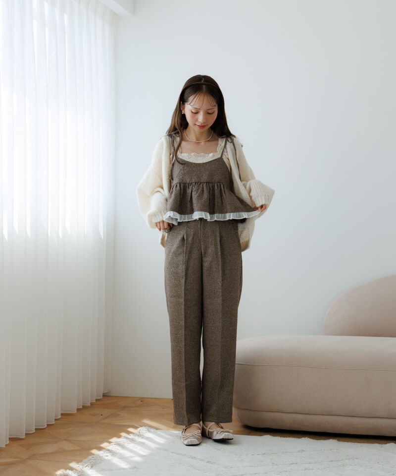 CHIEKO ベビーカシミヤ　ビスチェ　新品 CHIEKO ベビーカシミヤ ビスチェ 新品の通販 by 必ずプロフィールご覧